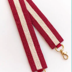 One Team One Dream Beaded Purse Strap, Dark Red White -Chic Soul Store 20 f1714a2c b29e 43fe 93a9 27a8c6aa6fb0