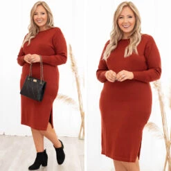 Mountain Retreat Dress, Rust -Chic Soul Store 21 17a9bdd8 2395 4c1b 9c3c 33995dee10b3