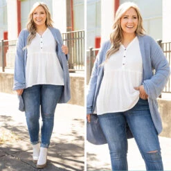 Without A Clue Cardigan, Dusty Blue 13 Without A Clue Cardigan, Dusty Blue -Chic Soul Store 21 6fb7cc52 2a8a 4038 ae21 7b593355dfa9