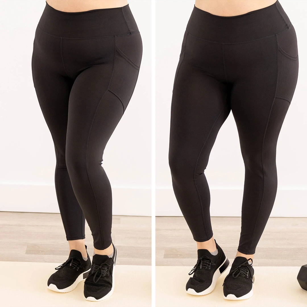 Natural Active Leggings, Black 8 Natural Active Leggings, Black - Image 6