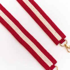 One Team One Dream Beaded Purse Strap, Red White -Chic Soul Store 22 92f4a42d eb86 40cb b925 37b27b9801da