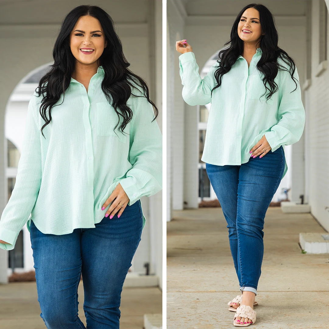 Rays Of Sun Top, Mint 8 Rays Of Sun Top, Mint - Image 6