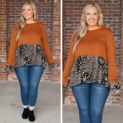 Out On The Farm Top, Rust/Black 13 Out On The Farm Top, Rust/Black -Chic Soul Store 24 1c21847c 1796 4ba2 8b3c d3b7789f07c3