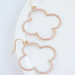 A Song Of Love Earrings, Light Pink -Chic Soul Store 24 e0dd52f2 51df 45a3 81e1 28cedbf61dcf