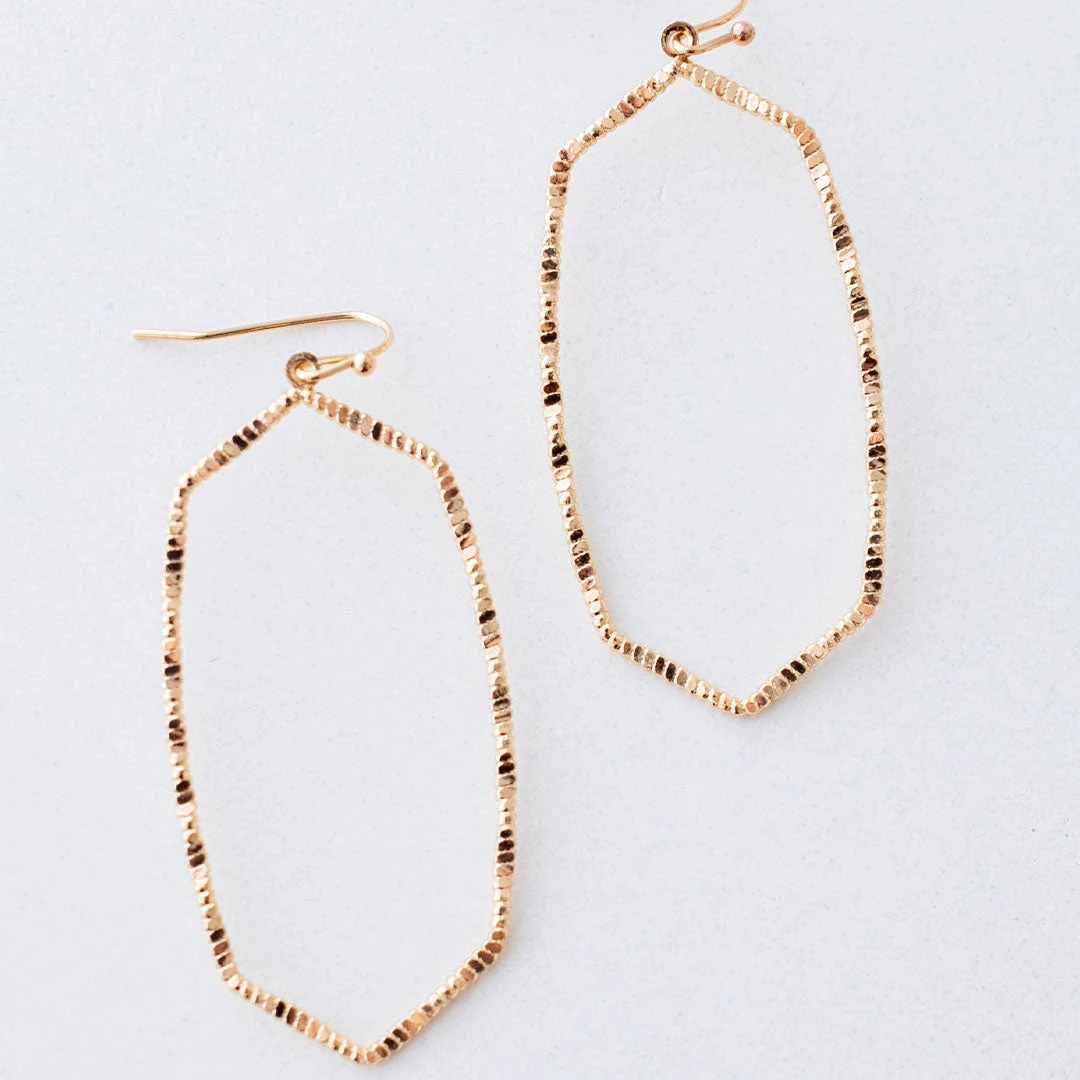 Romantic Views Earrings, Gold 6 Romantic Views Earrings, Gold - Image 4