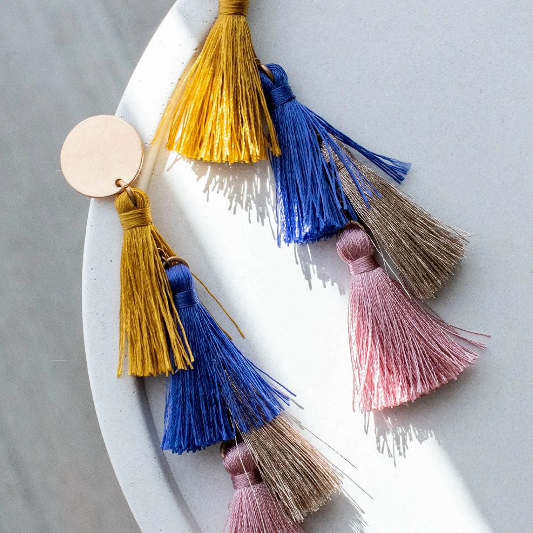 Showstopper Earrings, Gold Multi 5 Showstopper Earrings, Gold Multi - Image 3