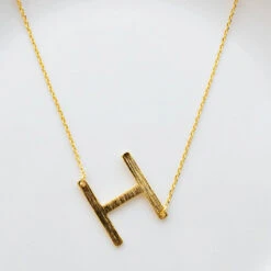 Hi My Name Is Necklace, H Gold -Chic Soul Store 27 3364253f c919 461a 84ef ea9f3dd2d7e2
