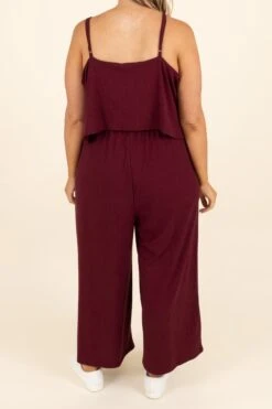 Finding My Peace Jumpsuit, Dark Burgundy 12 Finding My Peace Jumpsuit, Dark Burgundy -Chic Soul Store 2U7A0075