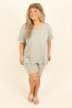 Bare Necessities Set, Light Sage -Chic Soul Store 2U7A0239