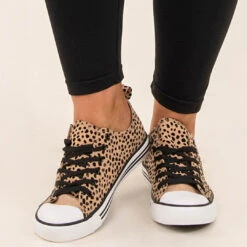 Lace The Consequences Sneakers, Cheetah -Chic Soul Store 2 07720c6d 5402 43cf 86ee e084edb625cf