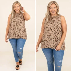 Brunch Get Together Blouse, Mocha 13 Brunch Get Together Blouse, Mocha -Chic Soul Store 2 1