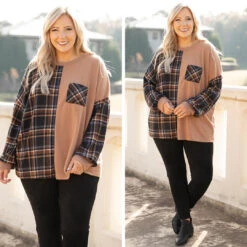 Whole Lot Of History Tunic, Camel -Chic Soul Store 2 14175353 1f4b 450d 9402 80ecaacfb9a5