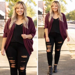 Let's Grab Brunch Cardigan, Merlot -Chic Soul Store 2 25dd48fe 18e0 48ba 8c81 db257dec9d02
