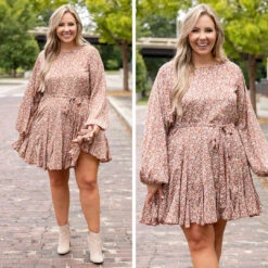 Blossoms Of Passion Dress, Toffee -Chic Soul Store 2 28fd042f e099 4022 9ad4 479d0e35743b