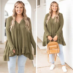 Happier Than Ever Tunic, Olive 13 Happier Than Ever Tunic, Olive -Chic Soul Store 2 68bda1cf 5786 42dc 8815 2bfbbc591e83
