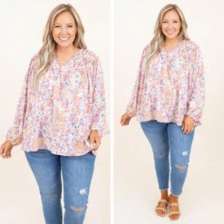 Beautiful Masterpiece Top, Orange Multi -Chic Soul Store 2 75ec9bdb d587 4b0f b6cf d43347aa19b3