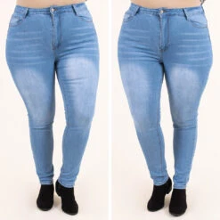 Changing Attitudes Jeggings, Light Wash -Chic Soul Store 2 7a154f90 472e 4ef4 8897 03cdaf0fa2f8