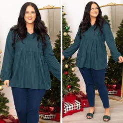 Catch The Vibe Top, Hunter Green -Chic Soul Store 2 97fcd9ce 50a1 44da 8cc4 05d0b090628e