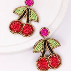 Cherry Sundae Earrings, Red -Chic Soul Store 2 ab15b3df 6267 4a7e 93bc 2db4298720cf