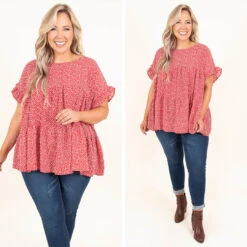 Coffee By Candlelight Top, Red -Chic Soul Store 2 cbf1ee40 5506 4320 8447 f421a0914a3a