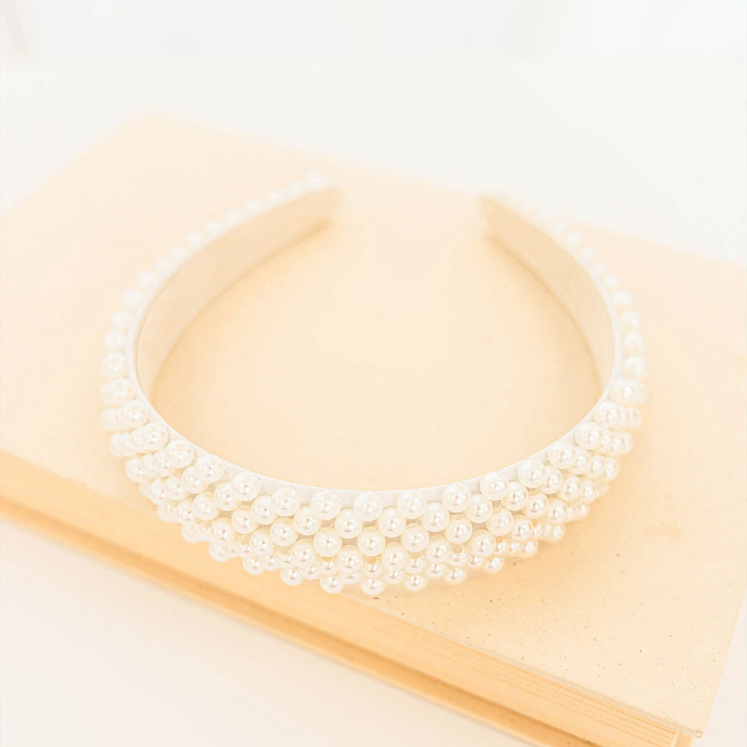 Breakfast At Tiffany's Headband, White 7 Breakfast At Tiffany's Headband, White - Image 5