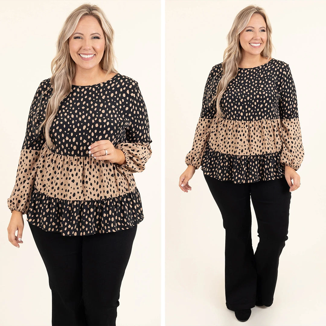 Exploring The World Top, Black Taupe 8 Exploring The World Top, Black Taupe - Image 6