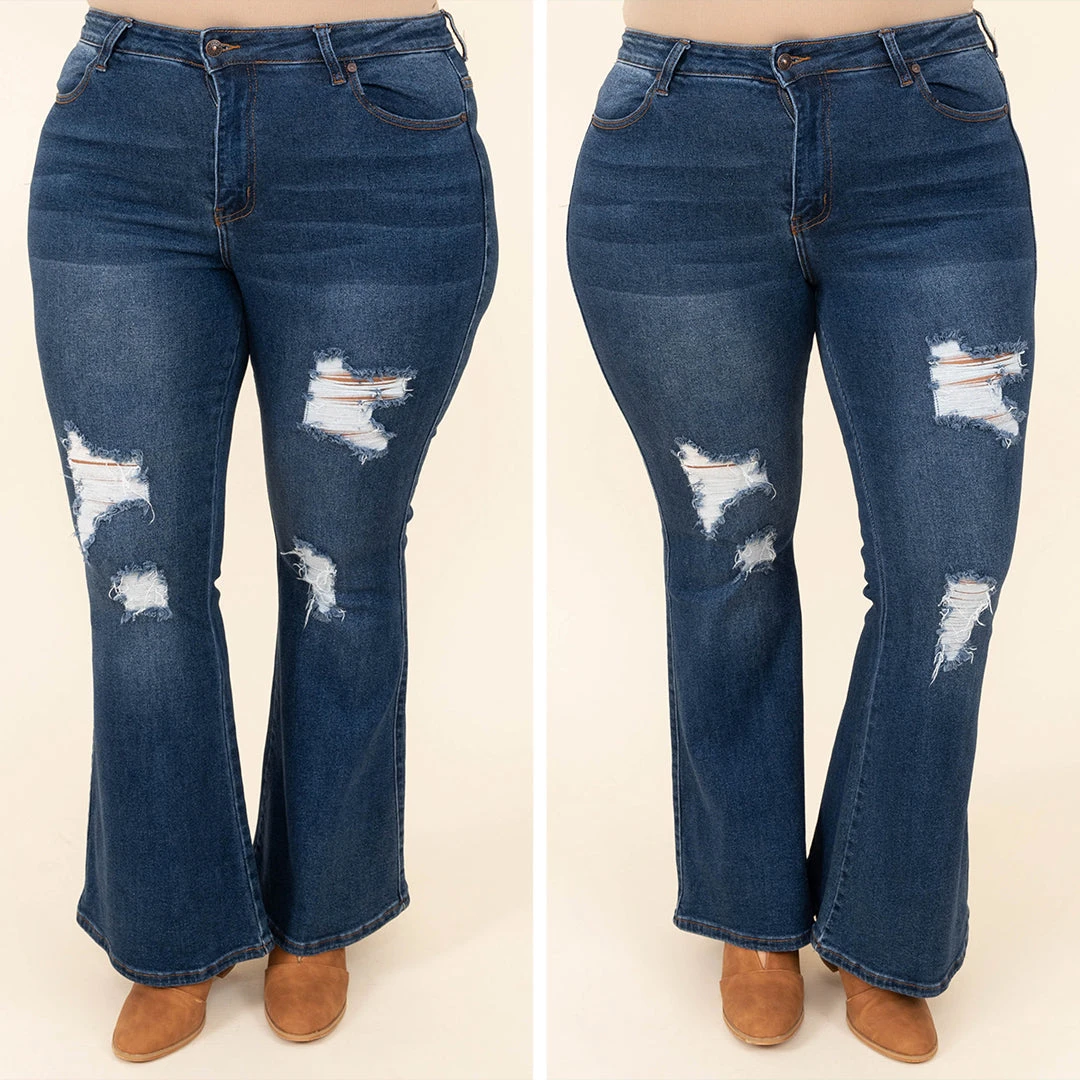 Come And Go Jeans, Dark Wash 8 Come And Go Jeans, Dark Wash - Image 6