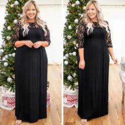Looking Elegant Maxi Dress, Black -Chic Soul Store 2 f8e8b92a 2d32 4699 9c23 462d702eab32