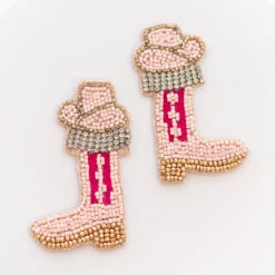 Country Girl At Heart Earrings, Pink 7 Country Girl At Heart Earrings, Pink -Chic Soul Store 2 fb96c273 3117 4852 b75a aa76401d5974