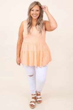 In The Valley Tank, Coral -Chic Soul Store 3 10 1758