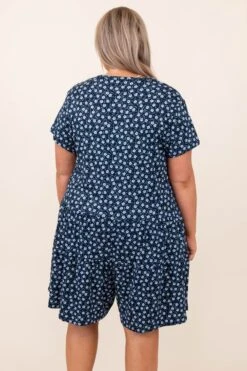 Tropical Bliss Romper, Navy -Chic Soul Store 3 15 2047