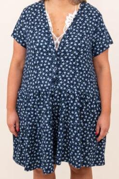 Tropical Bliss Romper, Navy -Chic Soul Store 3 15 2048