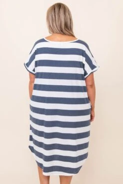 Somewhere Out There Dress, Navy 11 Somewhere Out There Dress, Navy -Chic Soul Store 3 15 2065