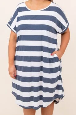 Somewhere Out There Dress, Navy 12 Somewhere Out There Dress, Navy -Chic Soul Store 3 15 2066