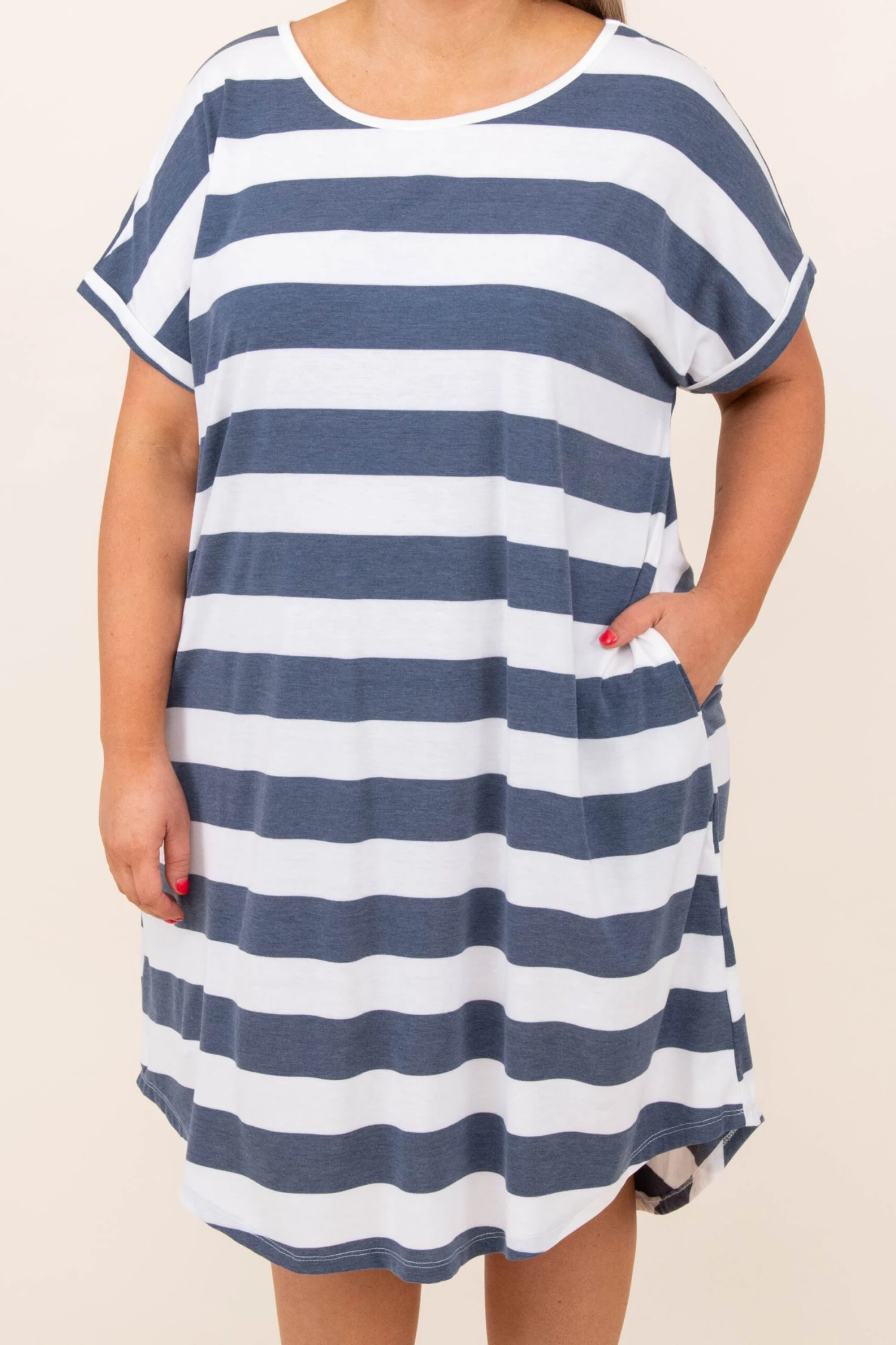 Somewhere Out There Dress, Navy 7 Somewhere Out There Dress, Navy - Image 5