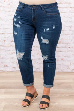 Sentimental Feelings Jeans, Dark Wash 10 Sentimental Feelings Jeans, Dark Wash -Chic Soul Store 3 16 2360 Edit