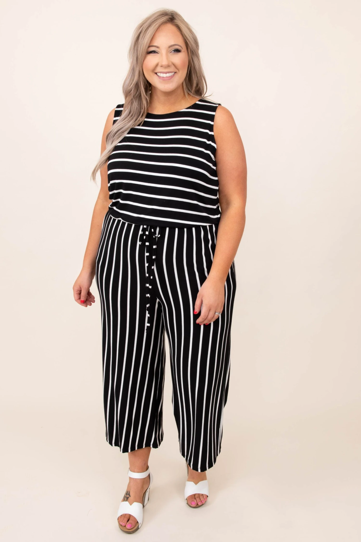 Still The Best Jumpsuit, Black-Ivory 3 Still The Best Jumpsuit, Black-Ivory