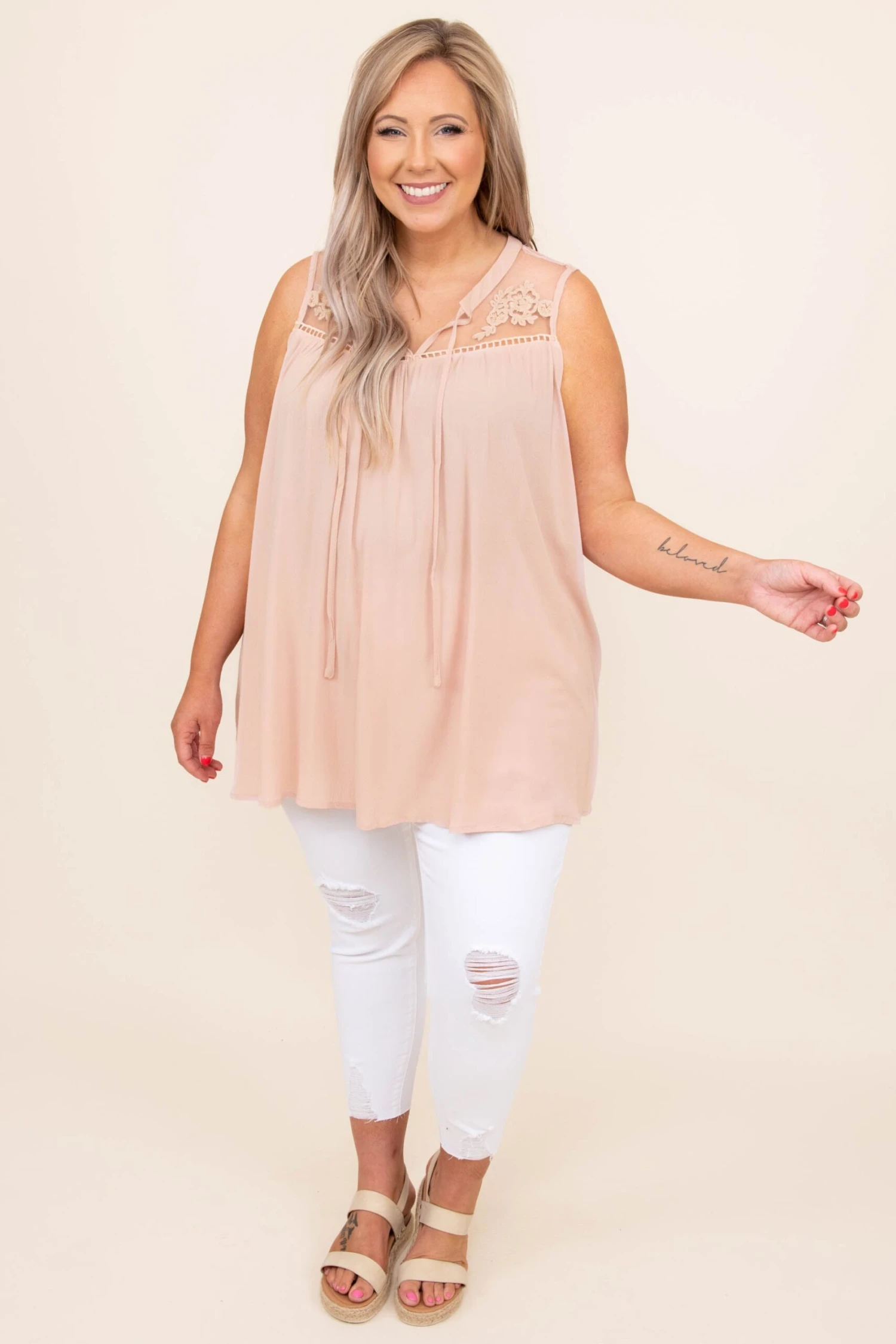 Radiant Light Blouse, Pink 5 Radiant Light Blouse, Pink - Image 3