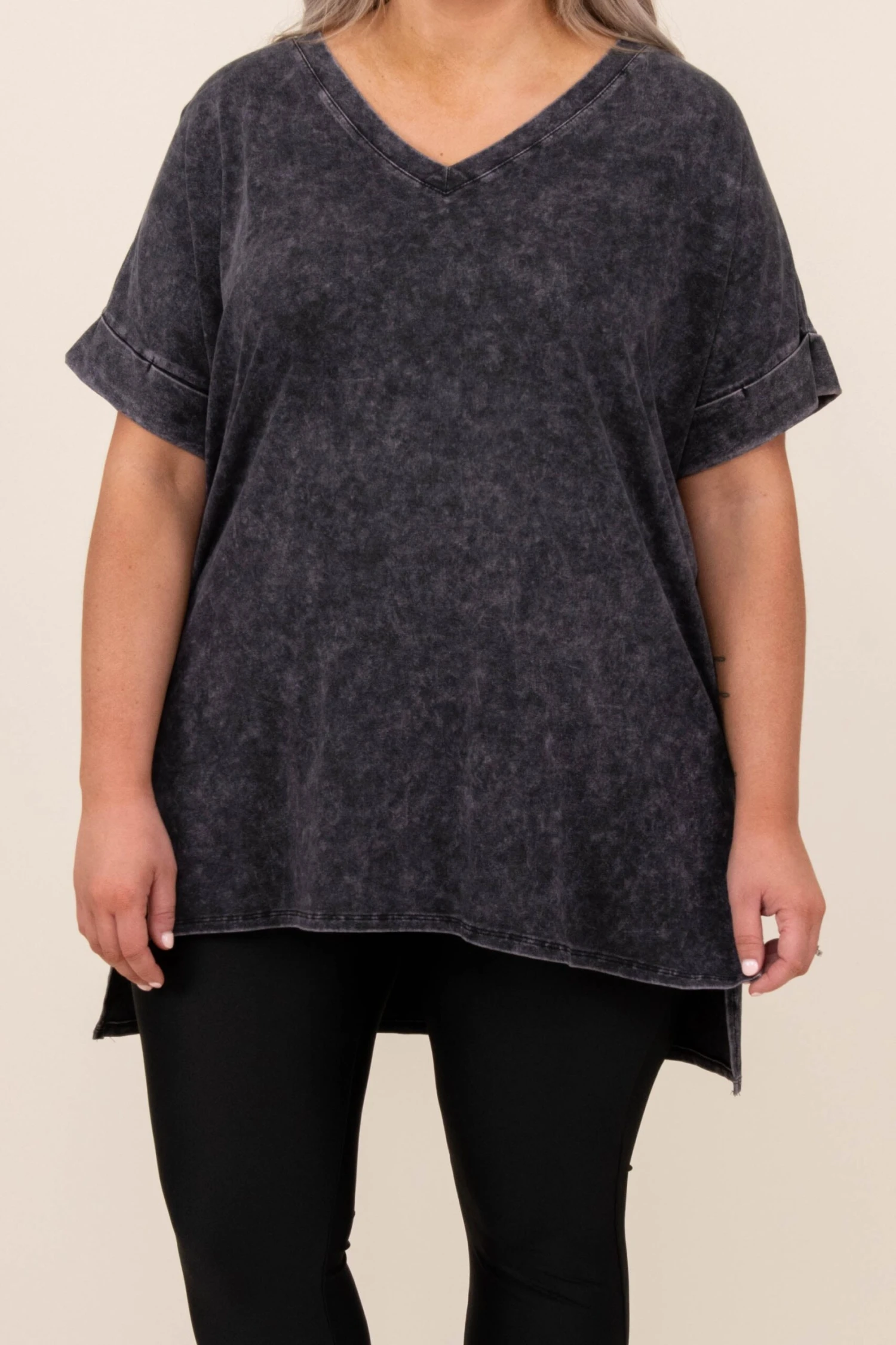 Comfy Travels Top, Charcoal Mineral Wash 6 Comfy Travels Top, Charcoal Mineral Wash - Image 4