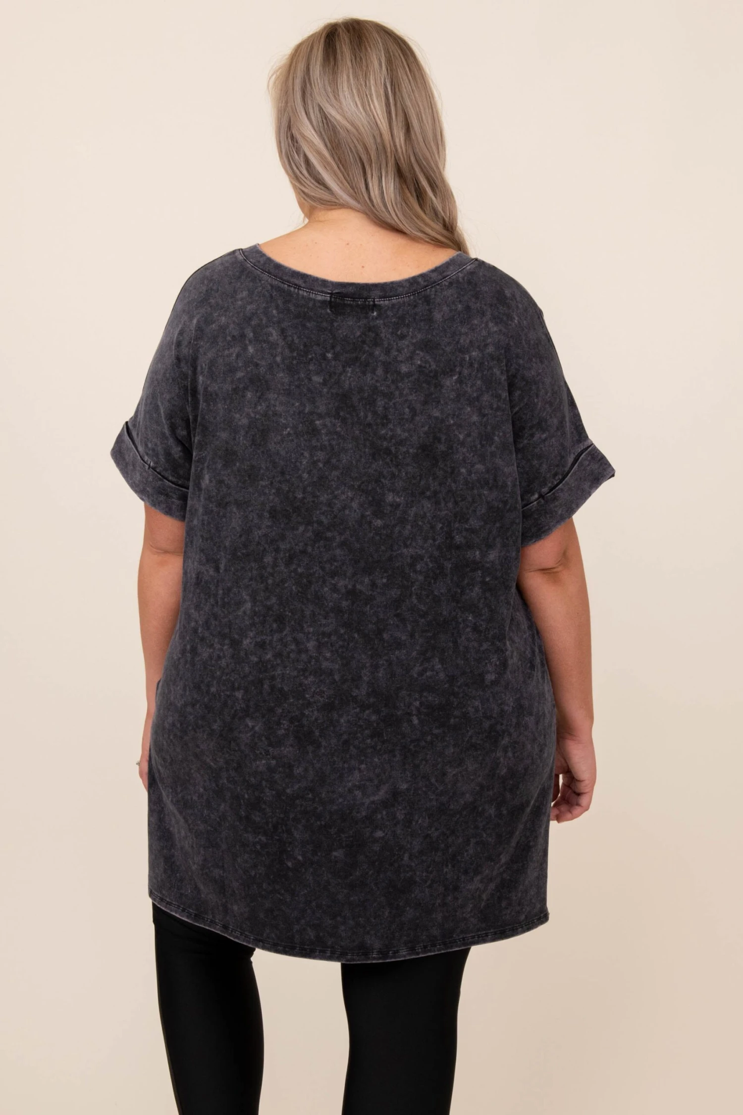 Comfy Travels Top, Charcoal Mineral Wash 7 Comfy Travels Top, Charcoal Mineral Wash - Image 5
