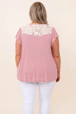 Love At First Glance Top, Mauve -Chic Soul Store 3 5 1165