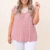 Love At First Glance Top, Mauve 1 Love At First Glance Top, Mauve -Chic Soul Store 3 5 1167