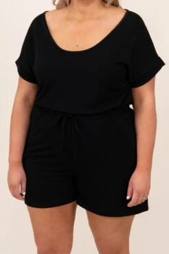 Party Perfection Romper, Black -Chic Soul Store 3 8 1623
