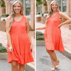 That's What I Want Dress, Coral -Chic Soul Store 34 06c6ee7d a8dd 4f54 a365 eeb52a1db42a