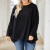Angels Among Us Top, Black
