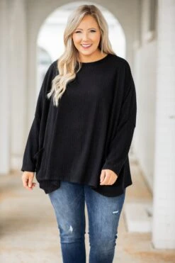 Angels Among Us Top, Black