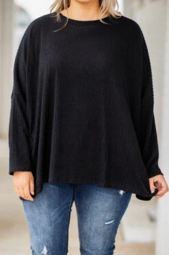 Angels Among Us Top, Black -Chic Soul Store 373A0725