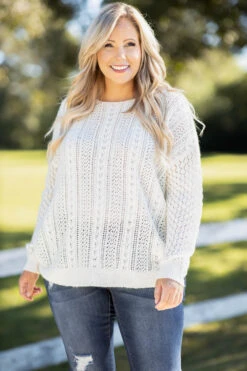 Always Hoping Sweater, Ivory