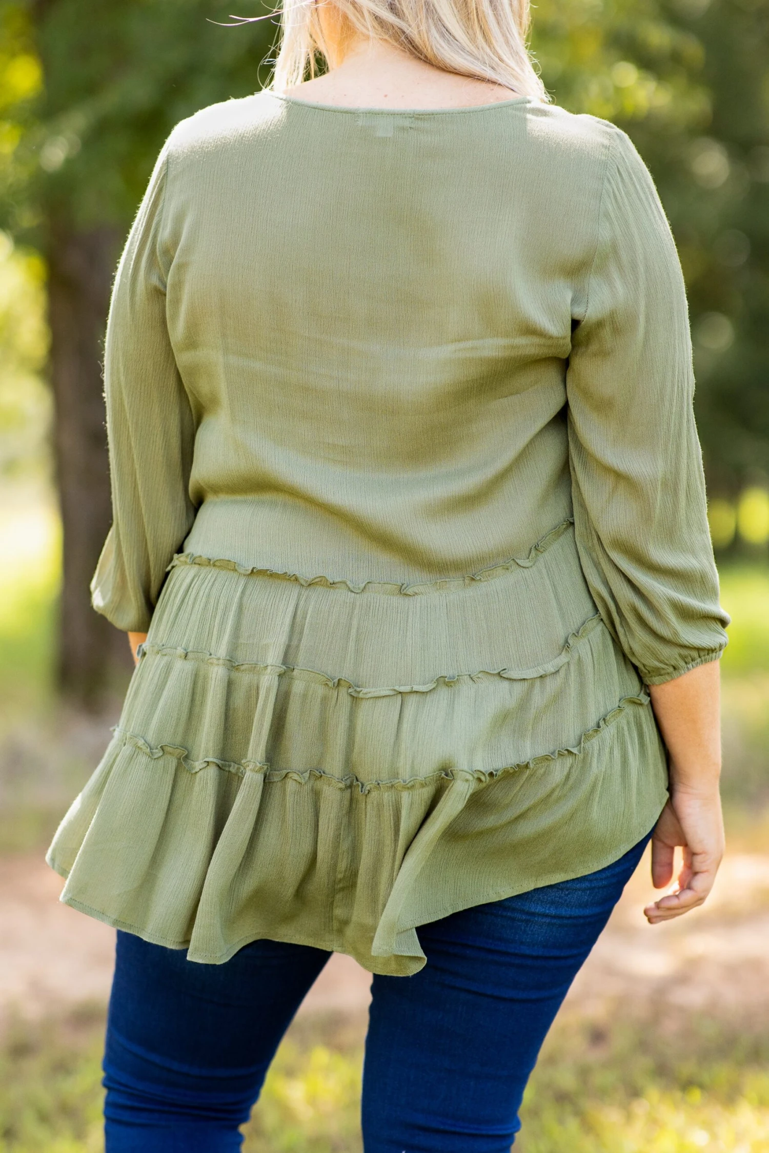 The Rest Is Still Unwritten Top, Olive 7 The Rest Is Still Unwritten Top, Olive - Image 5