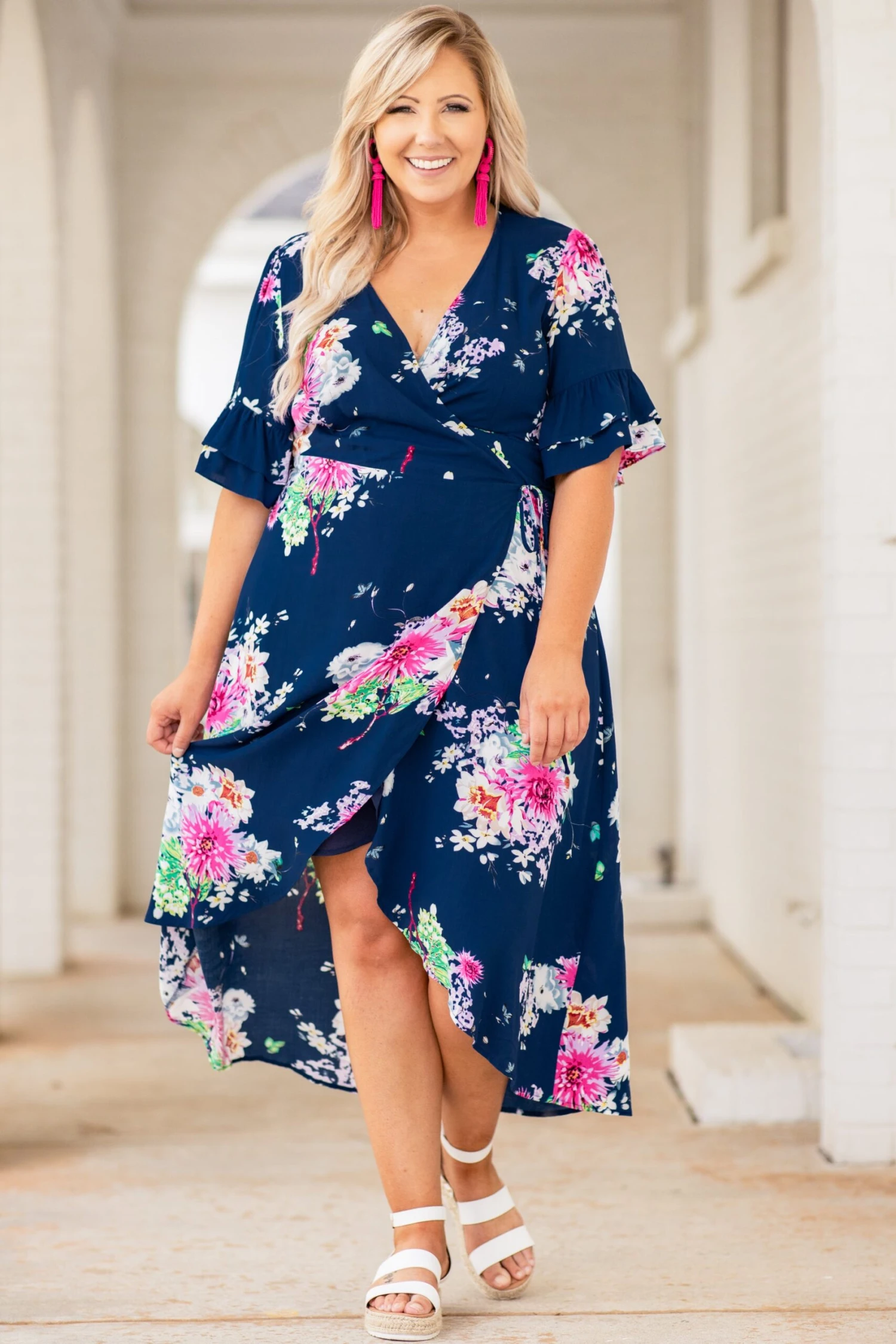 Love In Bloom Dress, Navy 3 Love In Bloom Dress, Navy